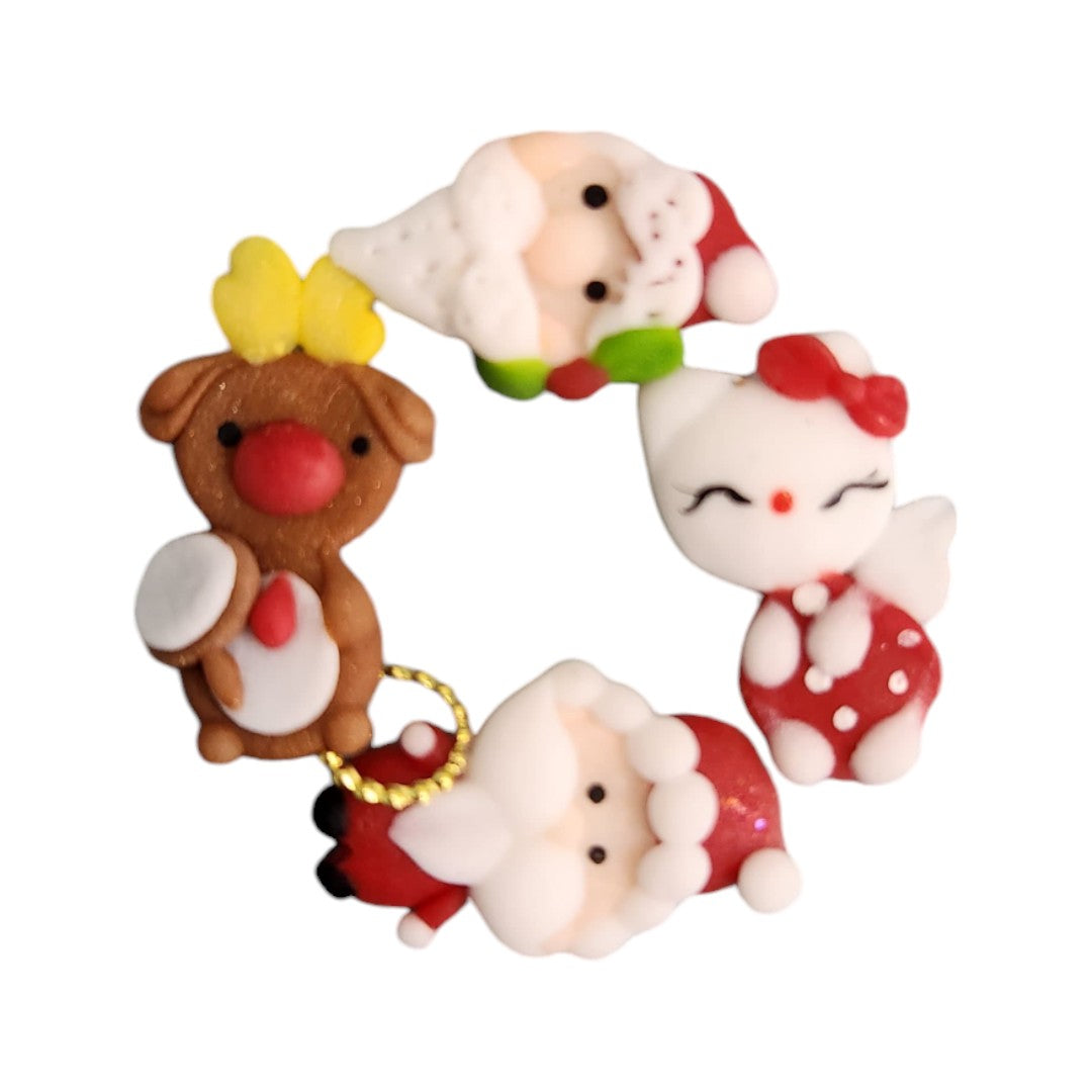 CNBS Nail Charms - 3D Handmade Acrylic Varied Style 4pcs