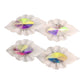 CNBS Nail Charms - 3D Handmade Acrylic White Flower Varied Style 4pcs
