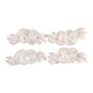 CNBS Nail Charms - 3D Handmade Acrylic White Flower Varied Style 4pcs