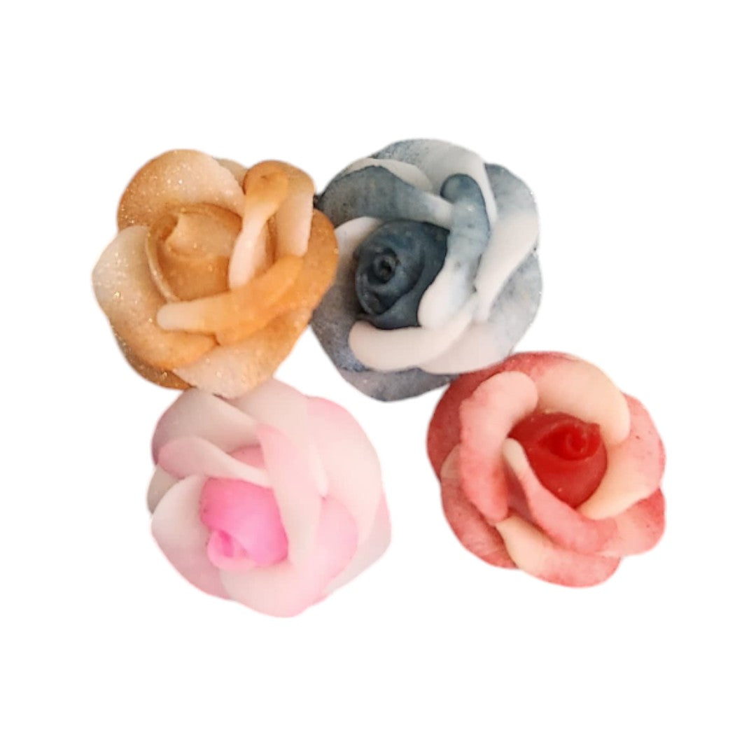 CNBS Nail Charms - 3D Handmade Acrylic Flower Varied Style 4pcs