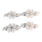 CNBS Nail Charms - 3D Handmade Acrylic White Flower 2 Varied Style 4pcs