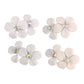 CNBS Nail Charms - 3D Handmade Acrylic White Flower 2 Varied Style 4pcs