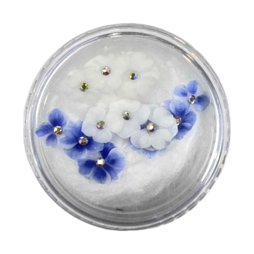 CNBS Nail Charms - 3D Handmade Acrylic Flowers 4pcs