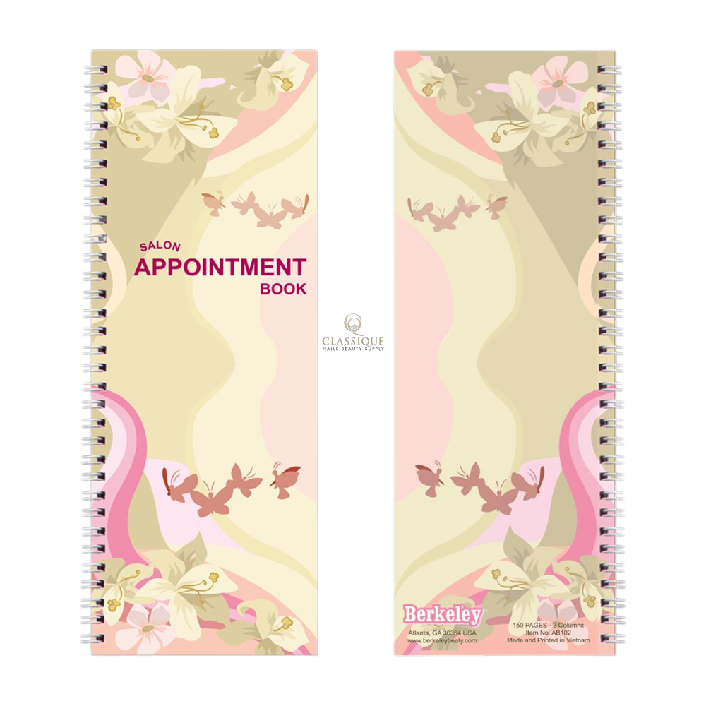 Salon Appointment Book 2Column #AB102 - Classique Nails Beauty Supply