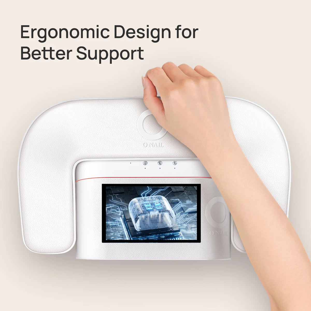 ONAIL Ergonomic Arm Rest 1 Plus - White