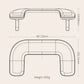 ONAIL Ergonomic Arm Rest 1 Plus - White