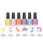 cnd vinylux nail polish, cnd nail polish, cnd across the mani verse spring 2024, cnd spring 2024 collection
