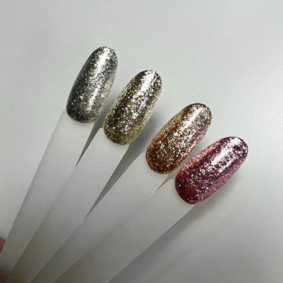 Akzéntz UV/LED Gel Play - Glitter Glistening Gold 0.14Oz