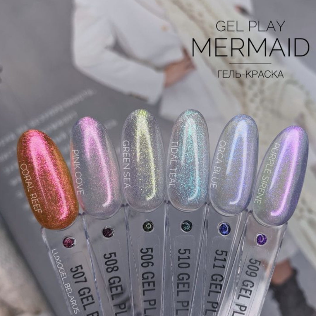 Akzéntz Uv/Led Gel Play - Glitter Shifter Purple Sirene 0.14Oz