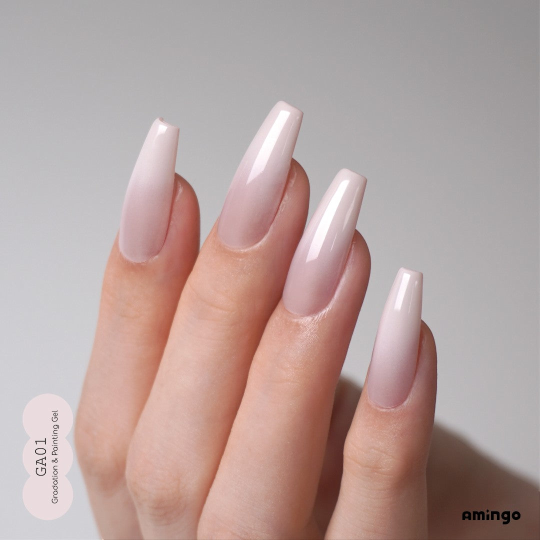 Amingo Airfit Gragel GA01, gel ombre nails​, ombre gel nails, ombre gel manicure