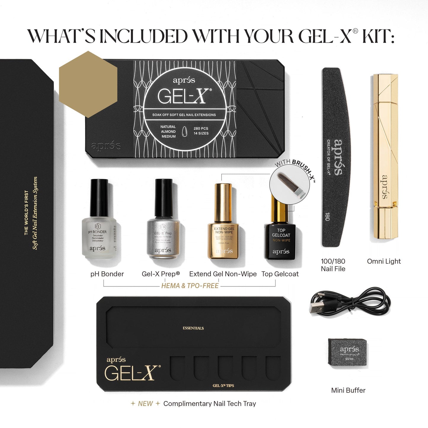 Apres Nail Extension Gel-X Kit - Signature Kit