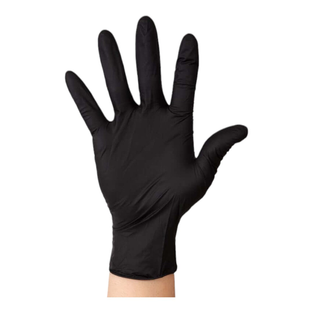 Aurelia Nitrile Black Gloves (Box of 100)
