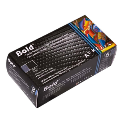 Aurelia Nitrile Black Gloves (Box of 100)