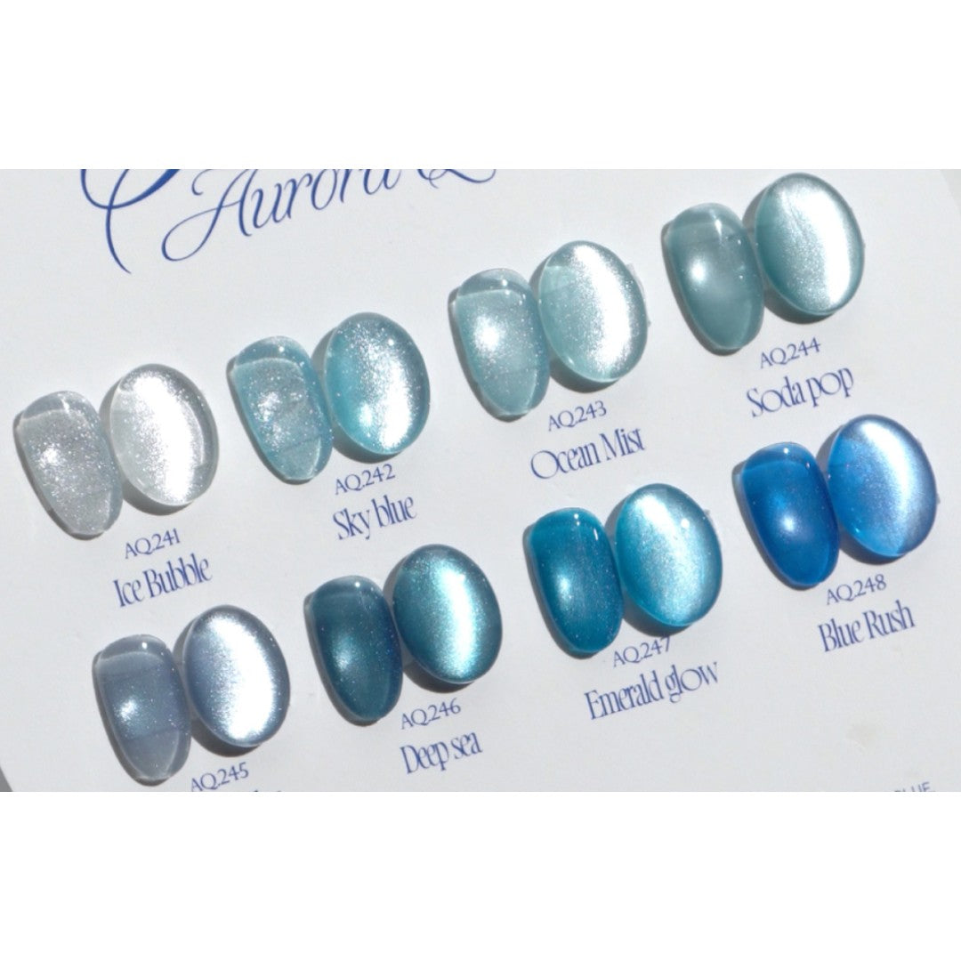 Aurora Queen Cat Eye Gel Polish - Emerald Glow #AQ247