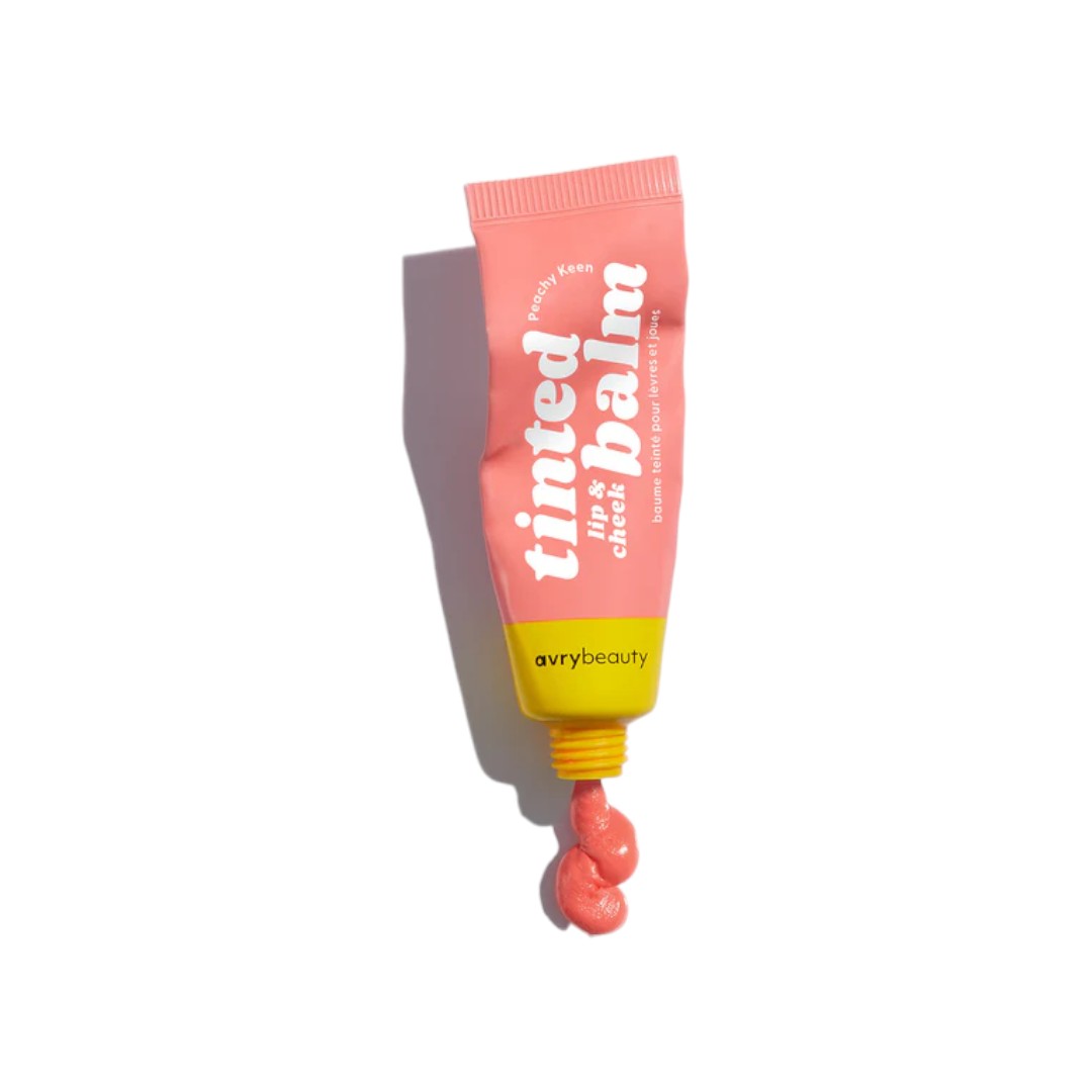 avrybeauty Moisturizing Lip & Cheek Tinted Balm Peachy Keen, lip balm​, best lip balm for dry lips​, tinted lip balm​, lip balm for dry​