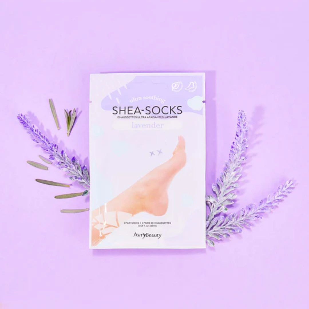 AvryBeauty Ultra Soothing Shea-Socks - Lavender