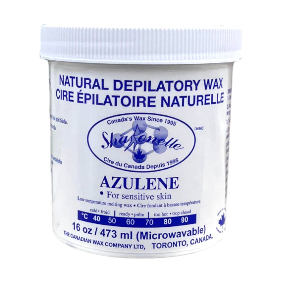 Sharonelle Soft Wax Microwave 16oz Azulene, Top Rated Hair Removal Wax, Wax supply toronto, soft wax