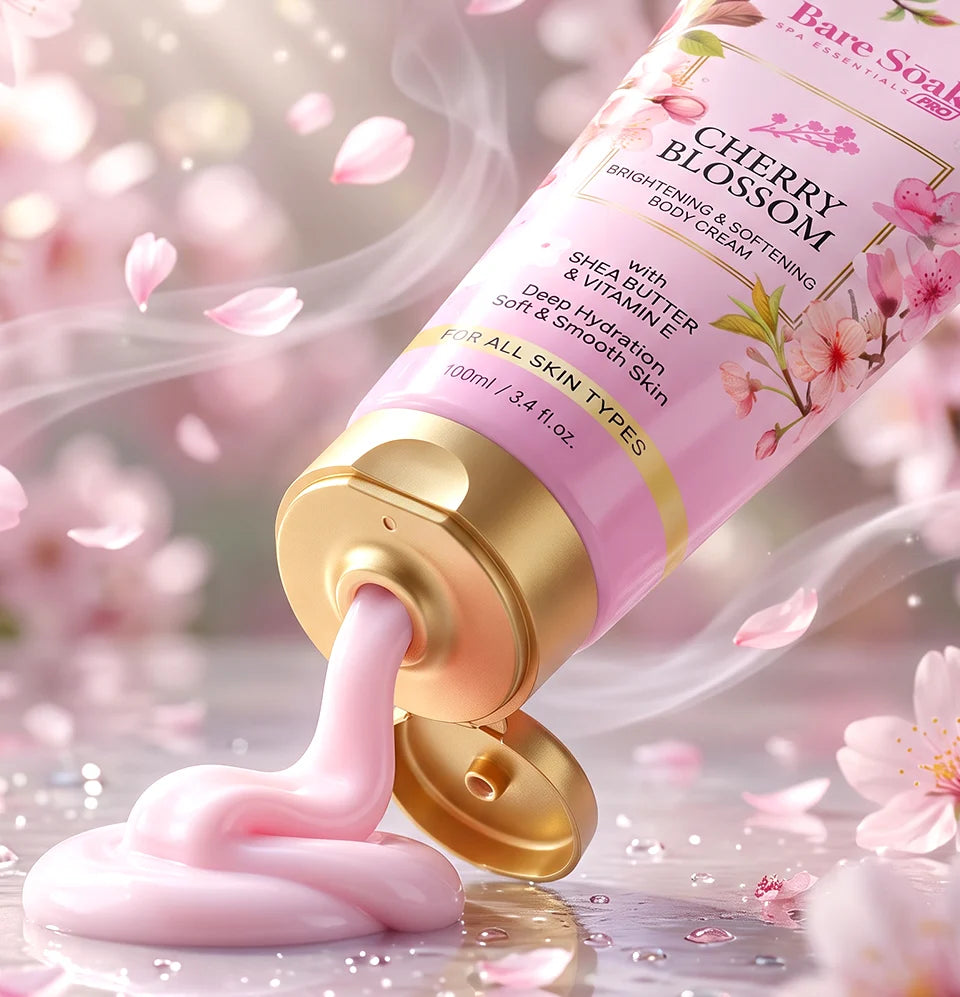 Bare Soak Body Cream - Japanese Cherry Blossom (3.4oz) (Case of 50)