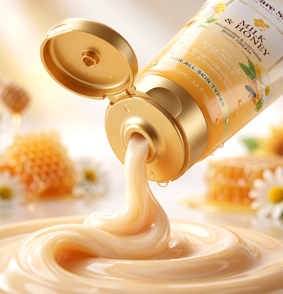 Bare Soak Body Cream - Milk & Honey (3.4oz)