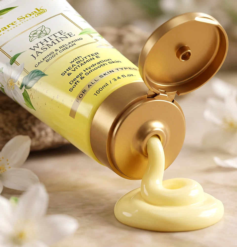 Bare Soak Body Cream - White Jasmine (3.4oz) (Case of 50)
