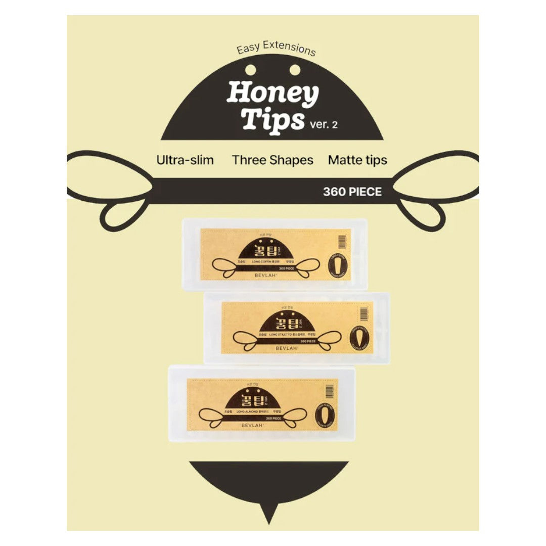 Bevlah Nail Tips Box Honey Tips Ver.2 (360pcs)