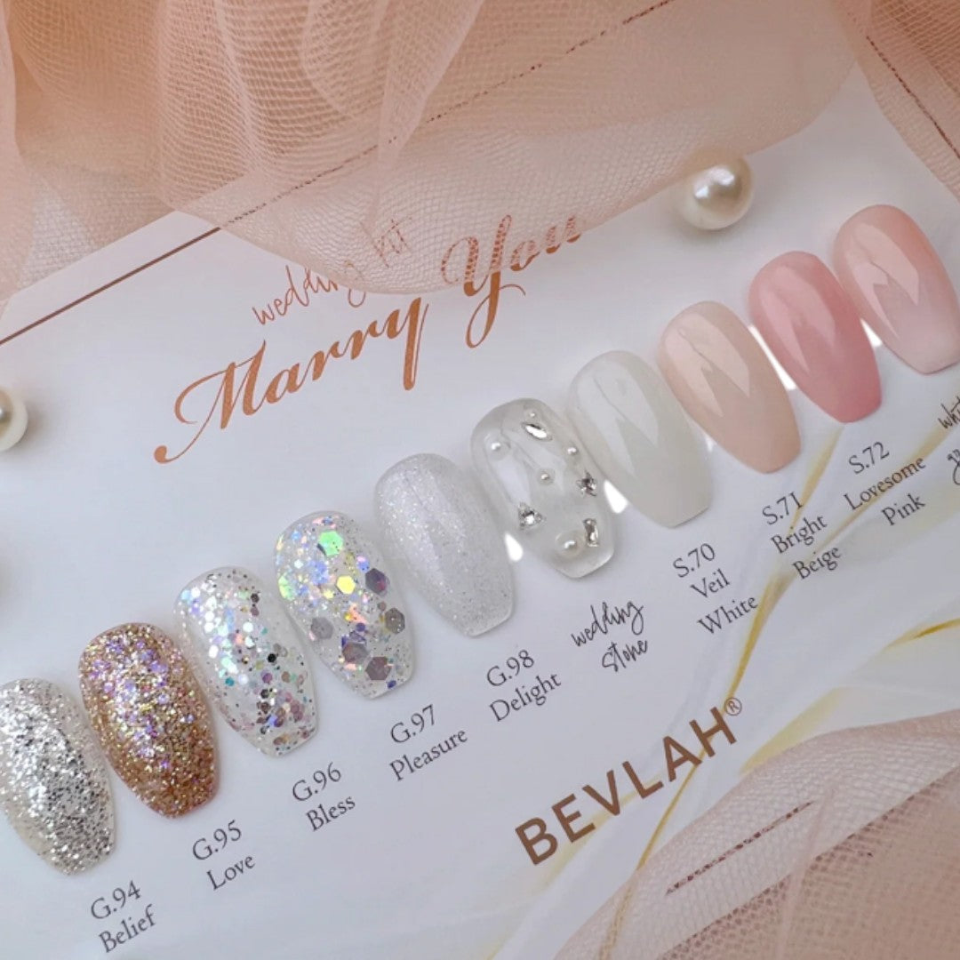 Bevlah Nail Rhinestones Wedding Stones, nail art designs​, wedding nails for bride​