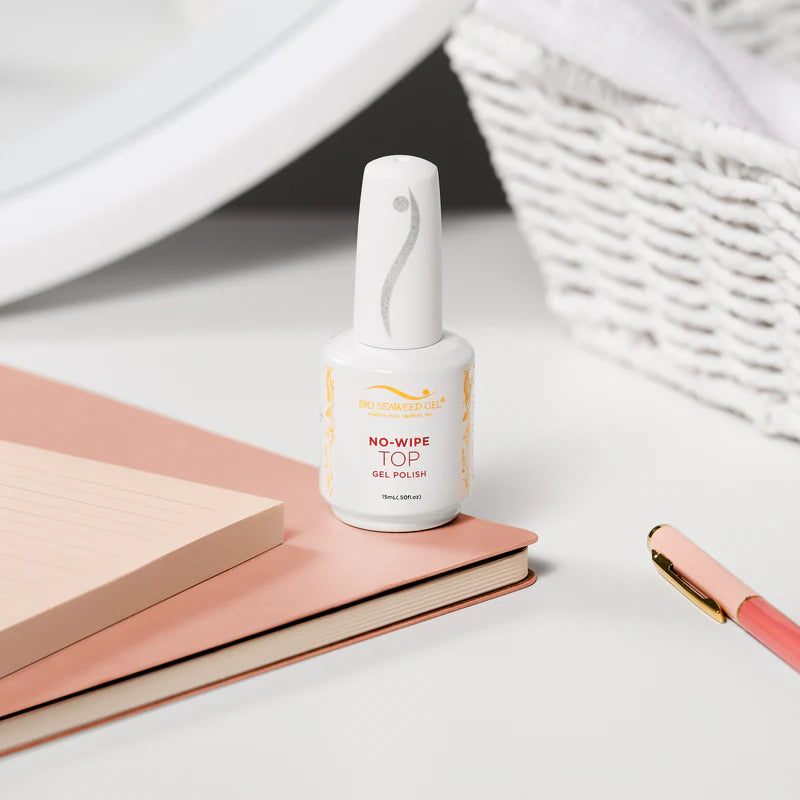 Bio Seaweed Gel Top Coat - No Wipe 15mL