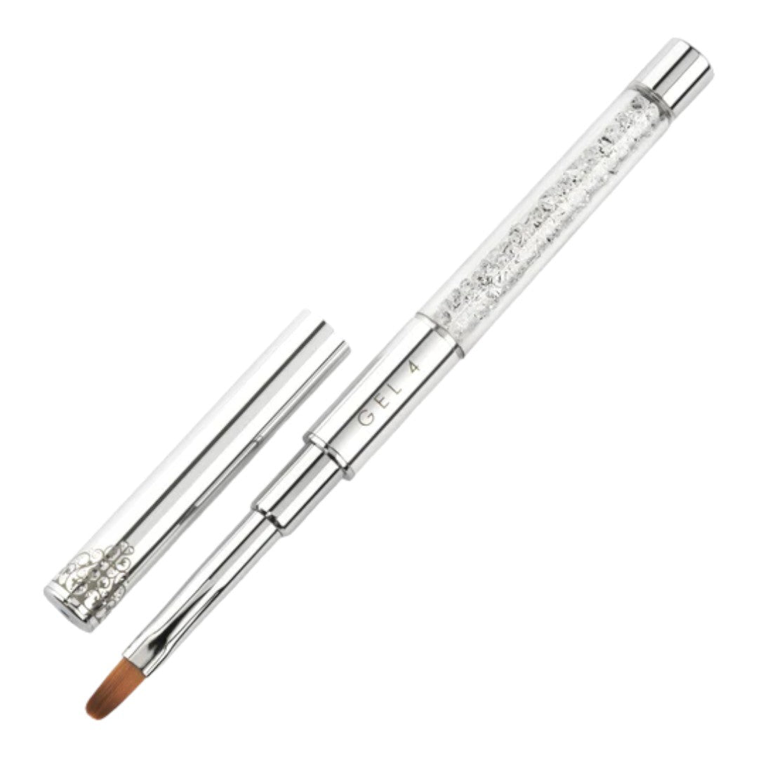 Ugly Duckling Gel Brush - #4 Premium Crystal Handle