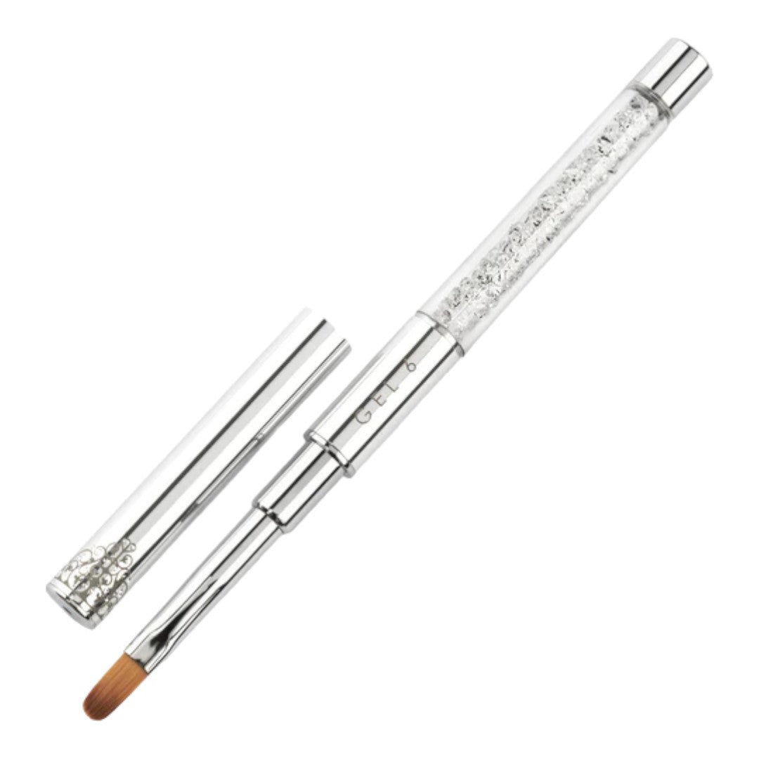 Ugly Duckling Gel Brush - #6 Premium Crystal Handle
