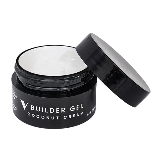 Valentino, V Beauty Pure Hema Free Builder Gel for Nails - Coconut Cream White Hard Gel
