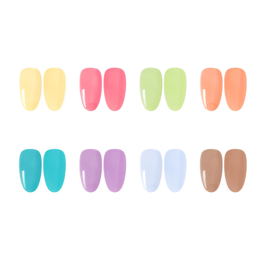 By Muse Hema Free Syrup Gel Polish Summer Closet Collection BS73-80 (8pcs), gel nails designs, nail store