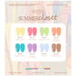 By Muse Hema Free Syrup Gel Polish Summer Closet Collection BS73-80 (8pcs), gel nails designs, nail store