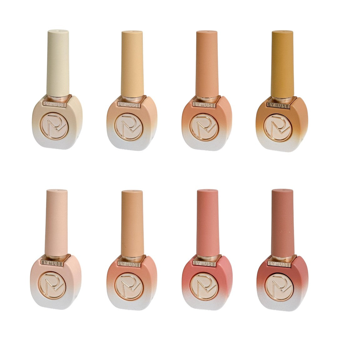 By Muse Syrup Gel Polish BS57-64 Skin Tone Collection, europe nails, korean jelly nails