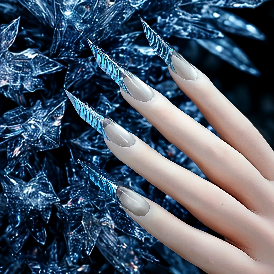 Kokoist Crazy Gelip Nail Tips Box - Crystal Cluster (240Pcs)