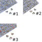 CNBS Rhinestones - K9 Diamond Hearts 3pcs