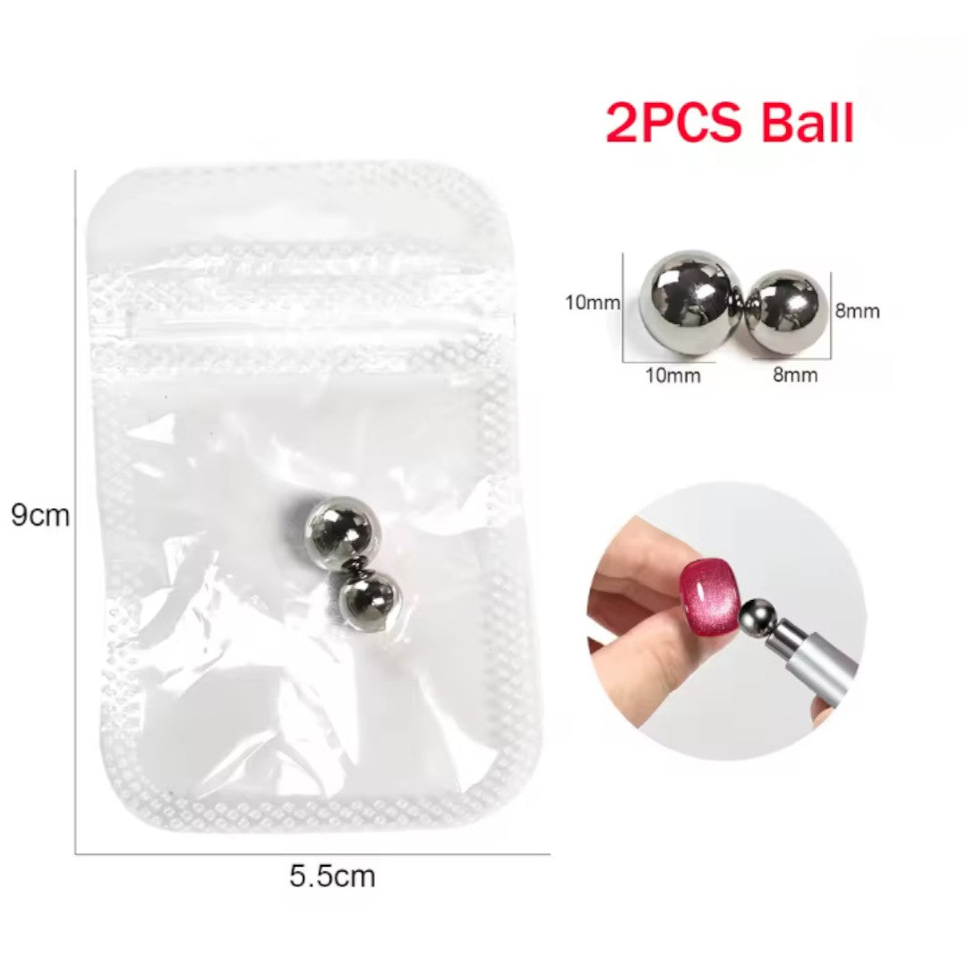 CNBS Dual-Ended Magnet Stick with Round Ball Magnet - Black