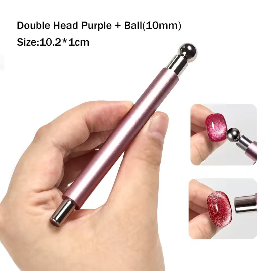 CNBS Dual-Ended Magnet Stick with Round Ball Magnet - Pink