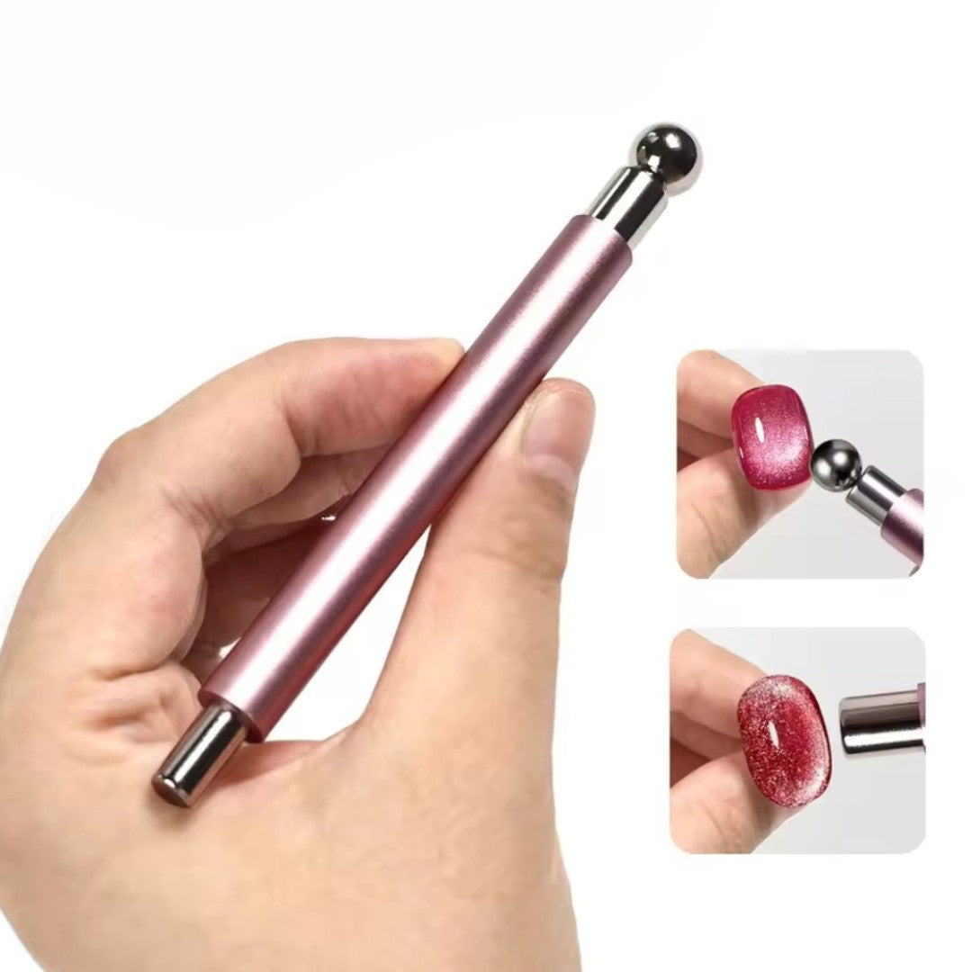 CNBS Dual-Ended Magnet Stick with Round Ball Magnet - Pink