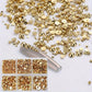 CNBS Nail Art Charms Half Round Beads, nail art gems​, nail art with gems​
