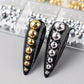 CNBS Nail Art Charms Half Round Beads, nail art gems​, nail art with gems​
