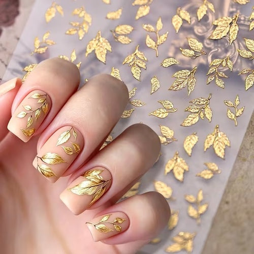 CNBS Nail Stickers - Fall Golden Leaves