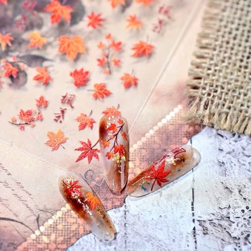 CNBS Nail Stickers - Fall Maple Leafs