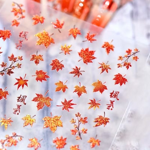 CNBS Nail Stickers - Fall Maple Leafs