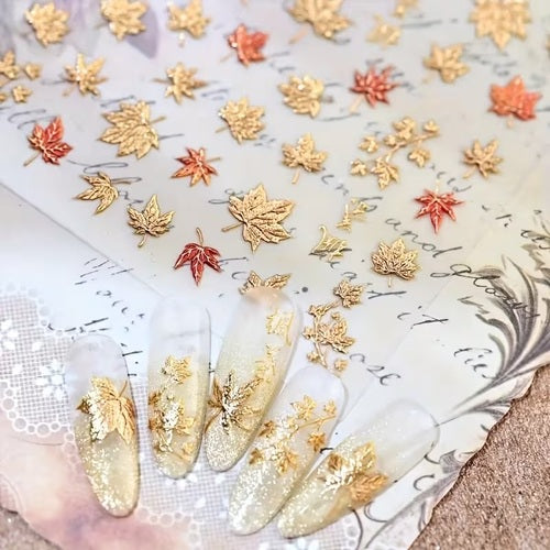 CNBS Nail Stickers - Fall Maple Leafs