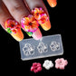 CNBS 3D Silicone Mould Summer Flower Designs, awesome nail art, summer design nail art