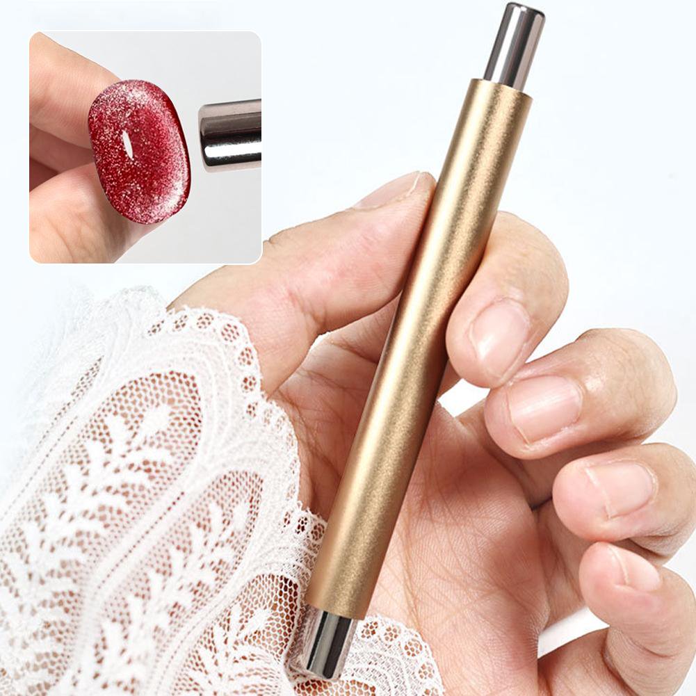 CNBS Dual-Ended Magnet Stick with Round Ball Magnet - Gold