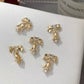 CNBS Nail Charms Christmas Bell and Candy Canes, acrylic rhinestone nails