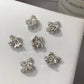 CNBS Nail Charms Christmas Bell and Candy Canes, acrylic rhinestone nails