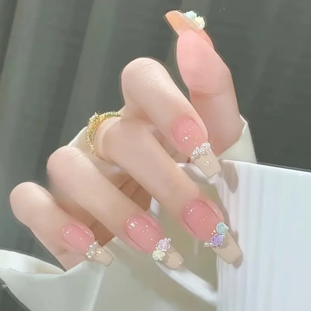 CNBS Nail Charms Mini Acrylic Flowers, flower art nails, flower art nail designs​, 3d flower on nails​, ryan's nails