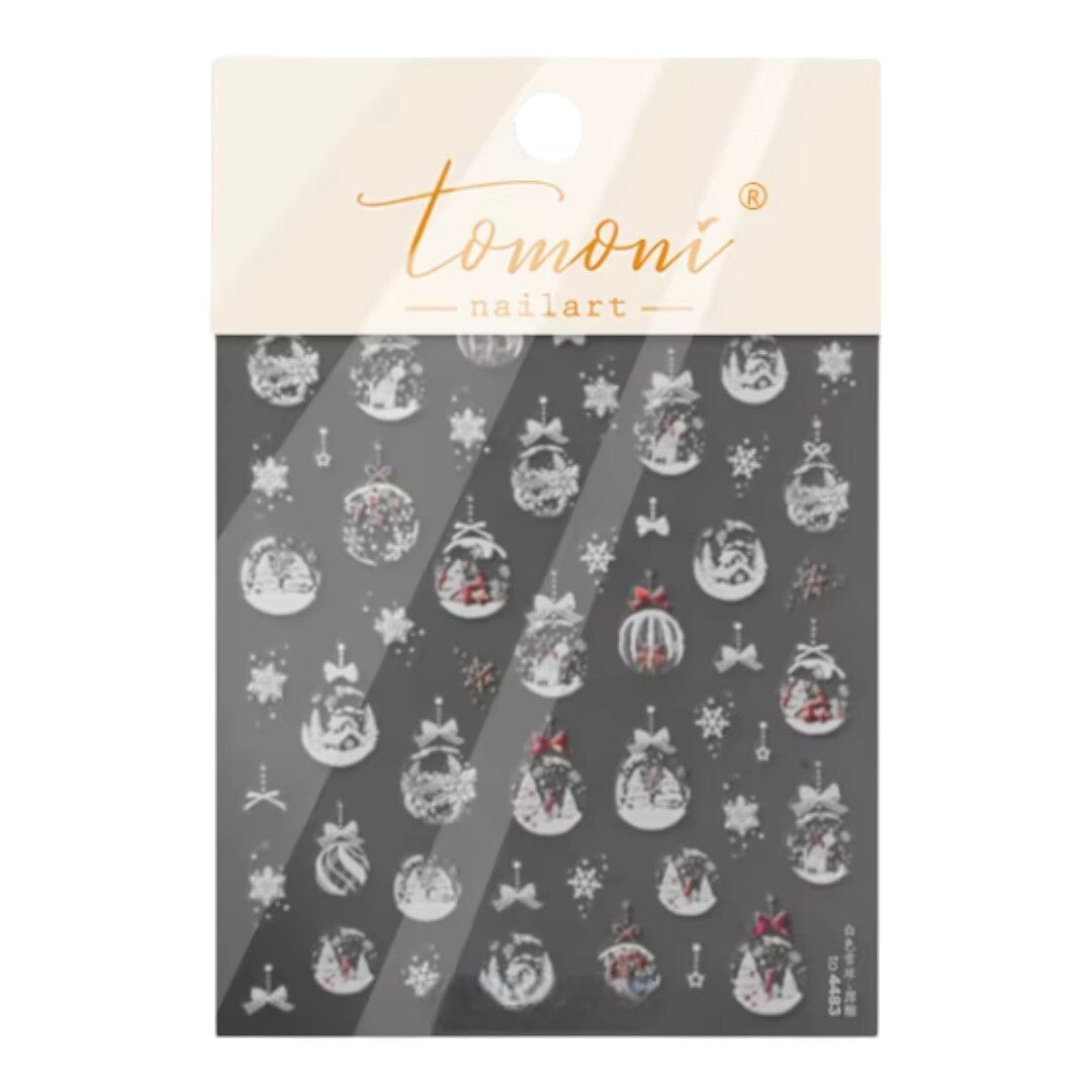 CNBS Nail Stickers Christmas Ornaments, nail decals​, decals for nails, amazon nail decals